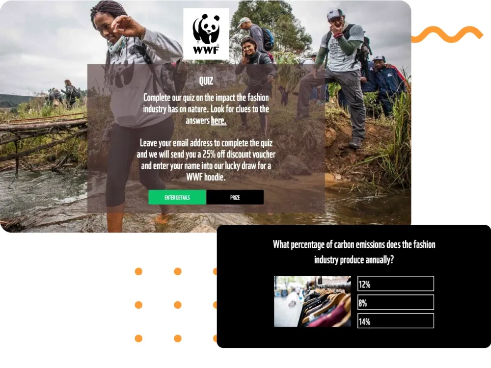 WWF South Africa quiz on the fashion industryâs impact on nature, with a discount and prize draw