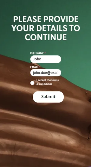 Sign-up form