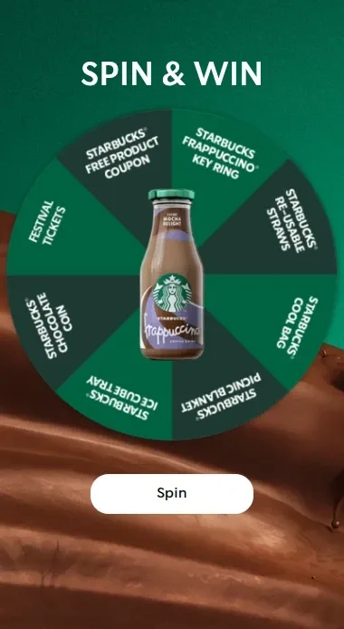 Starbucks #FrappuccinoHACKS: spin & win