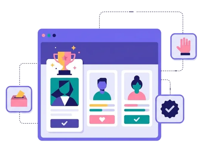 Vote game: let your audience choose the winner