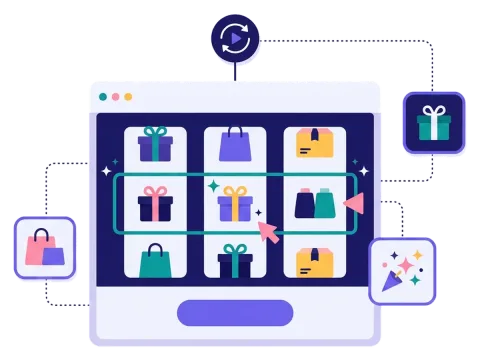 Your products as prizes
