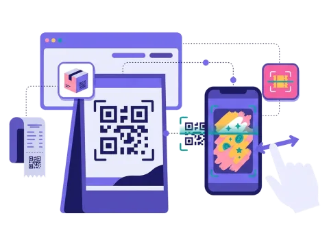 Works in-store with a QR code