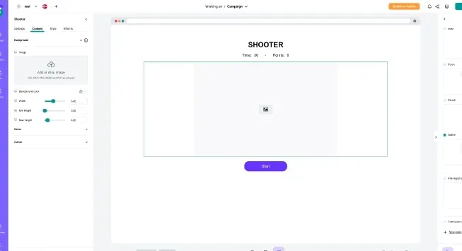 About the hit the target game