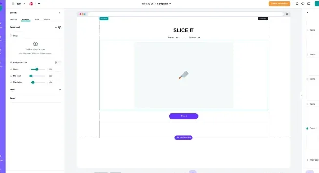 About the slice it game