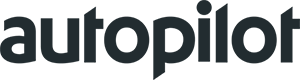 logo of one of the possible integrations: autopilot, black "autopilot"