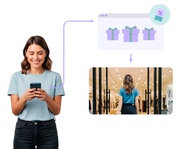Retail from the app to the store