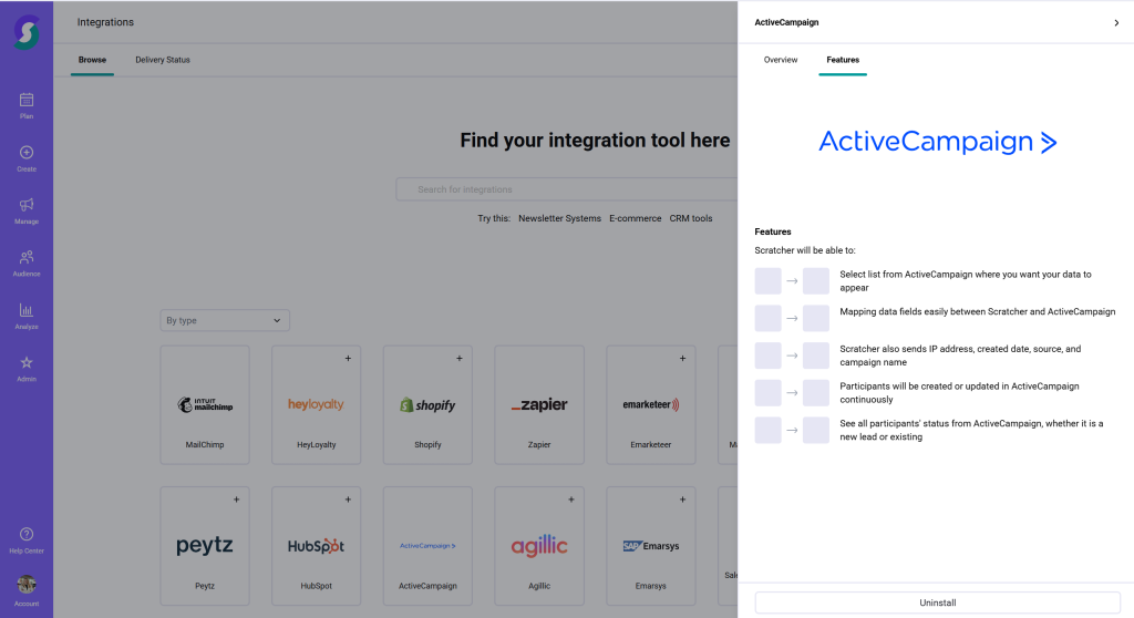 Active Campaign Integration
