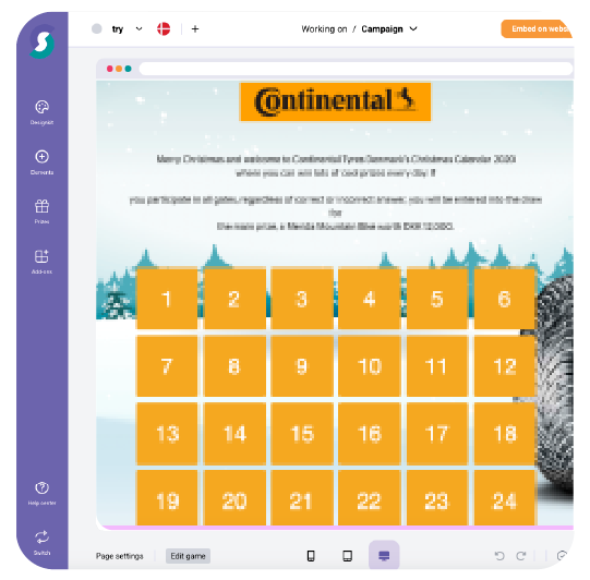 Interaktiver Kalender