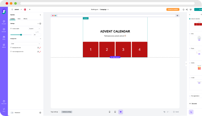 Online Adventskalender